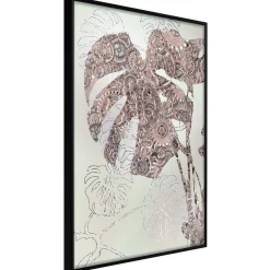 Poster 'Ornamented Monstera'