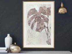 Poster 'Ornamented Monstera'