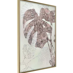 Poster 'Ornamented Monstera'