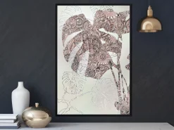 Poster 'Ornamented Monstera'