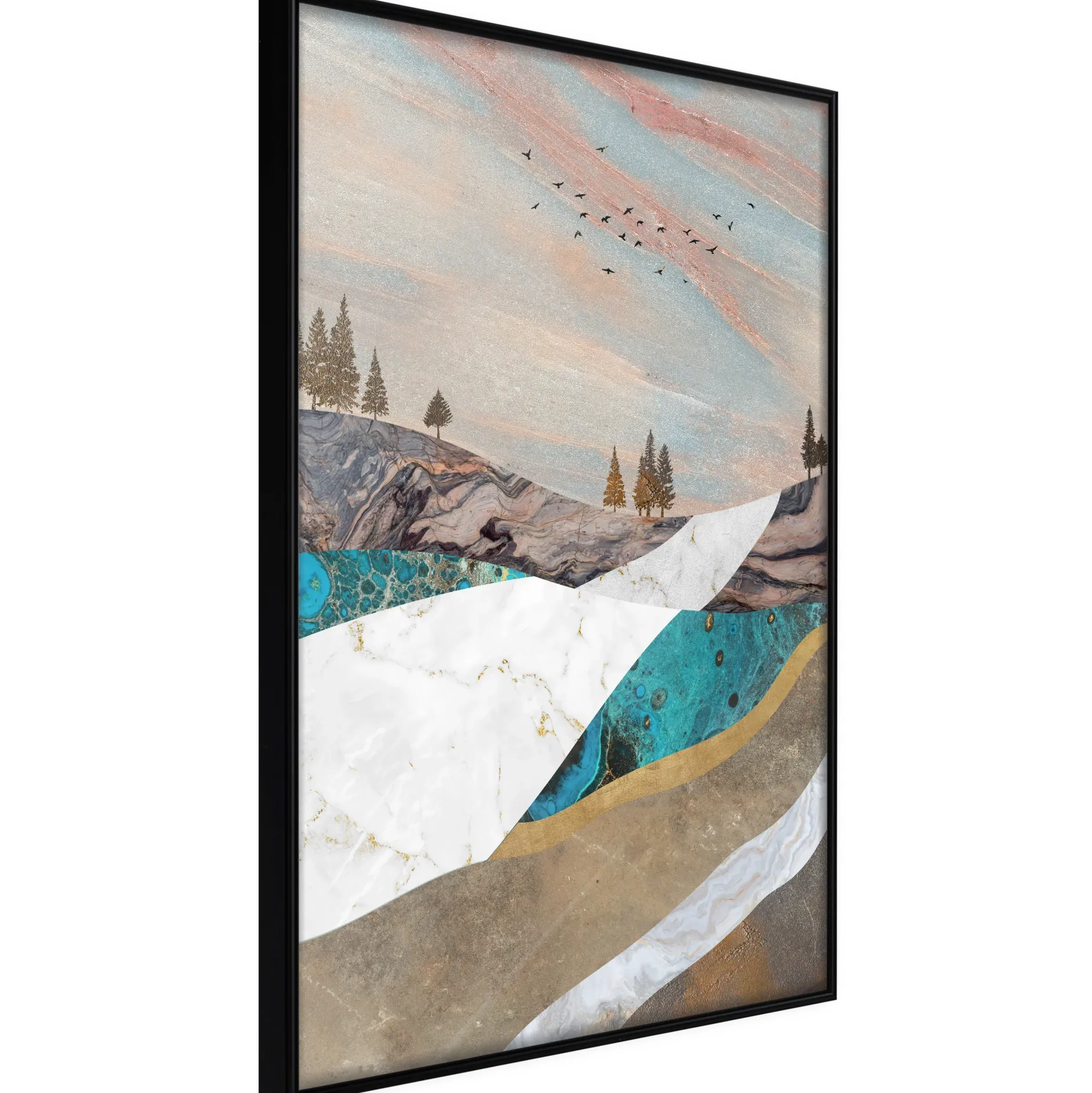Poster 'Painted Landscape'