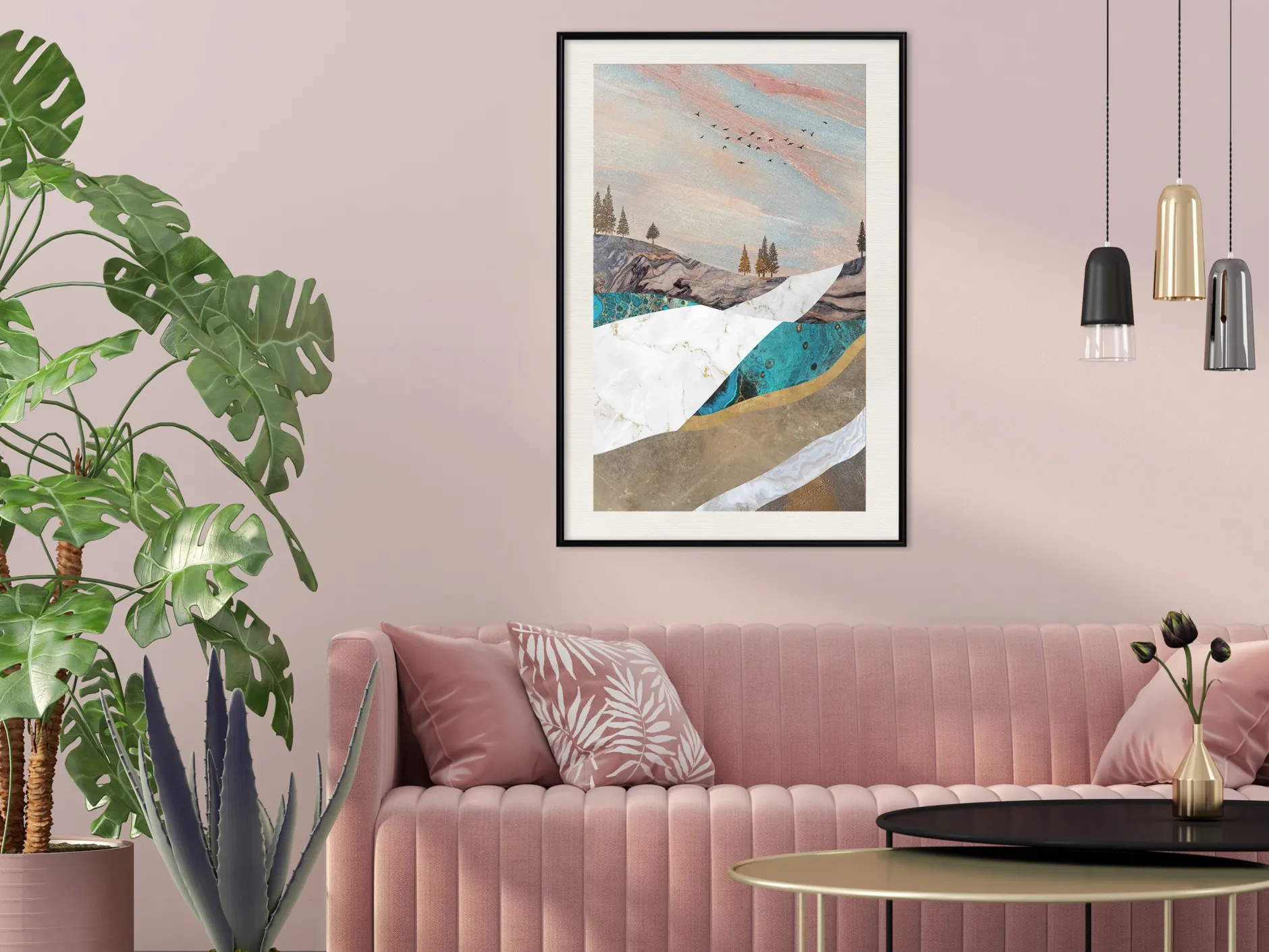 Poster 'Painted Landscape'