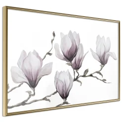Poster 'Painted Magnolias'