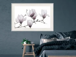 Poster 'Painted Magnolias'