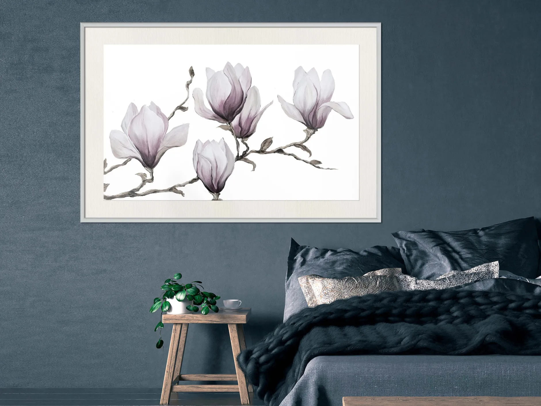 Poster 'Painted Magnolias'