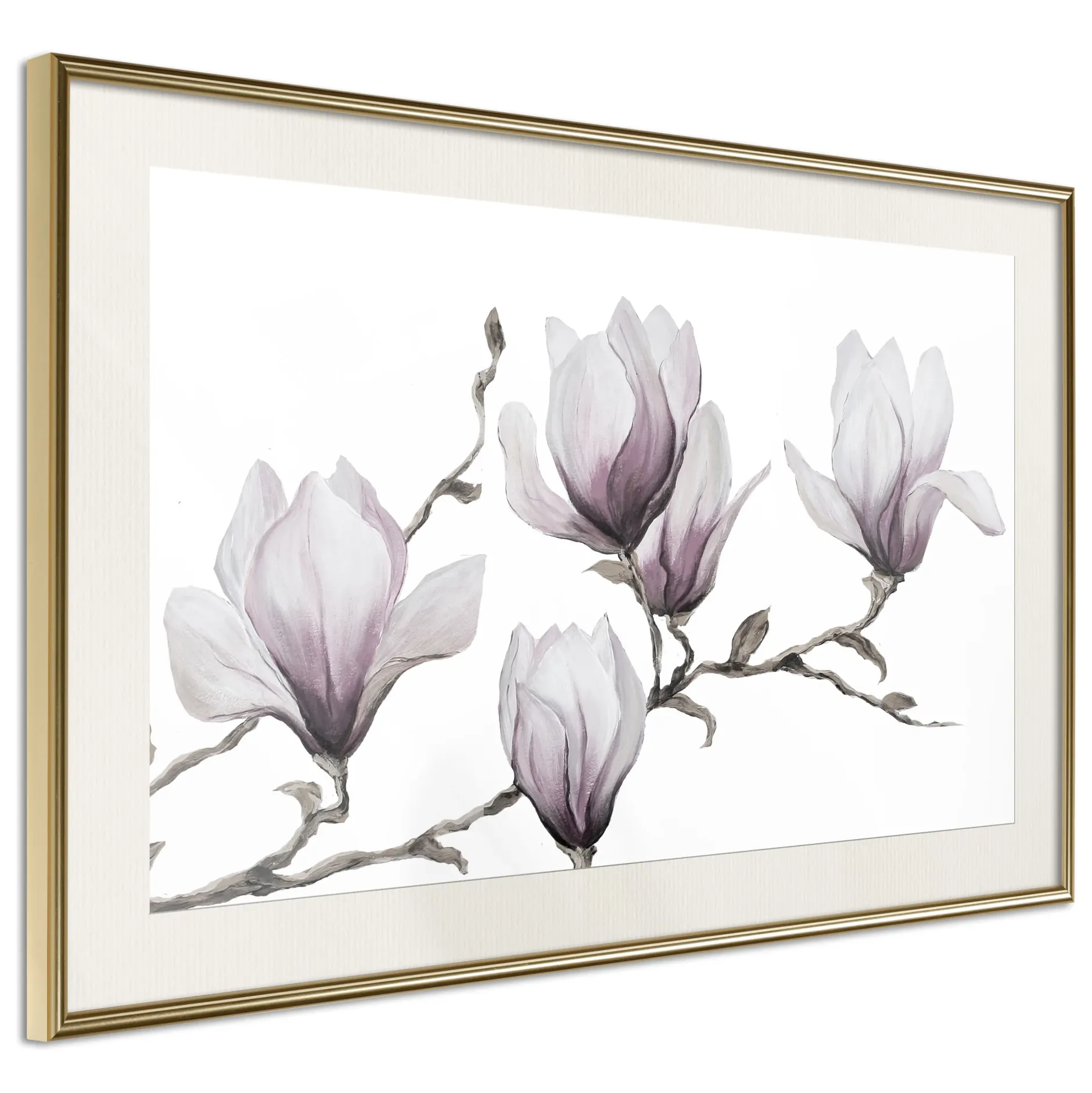 Poster 'Painted Magnolias'