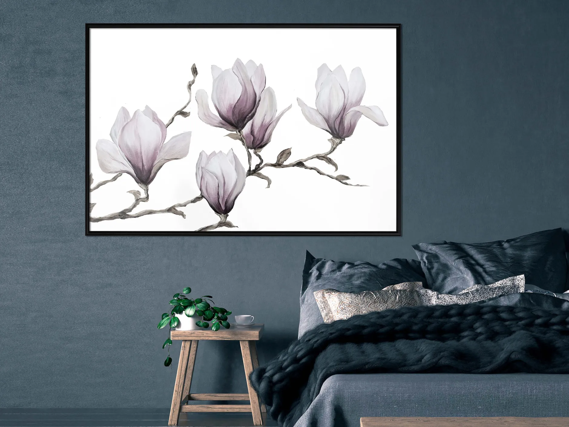 Poster 'Painted Magnolias'