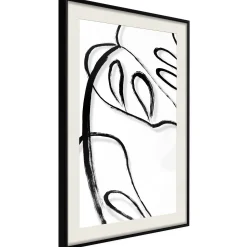 Poster 'Painted Monstera Leaf'