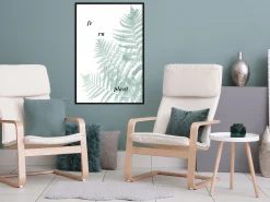 Poster 'Pale Green Fern'