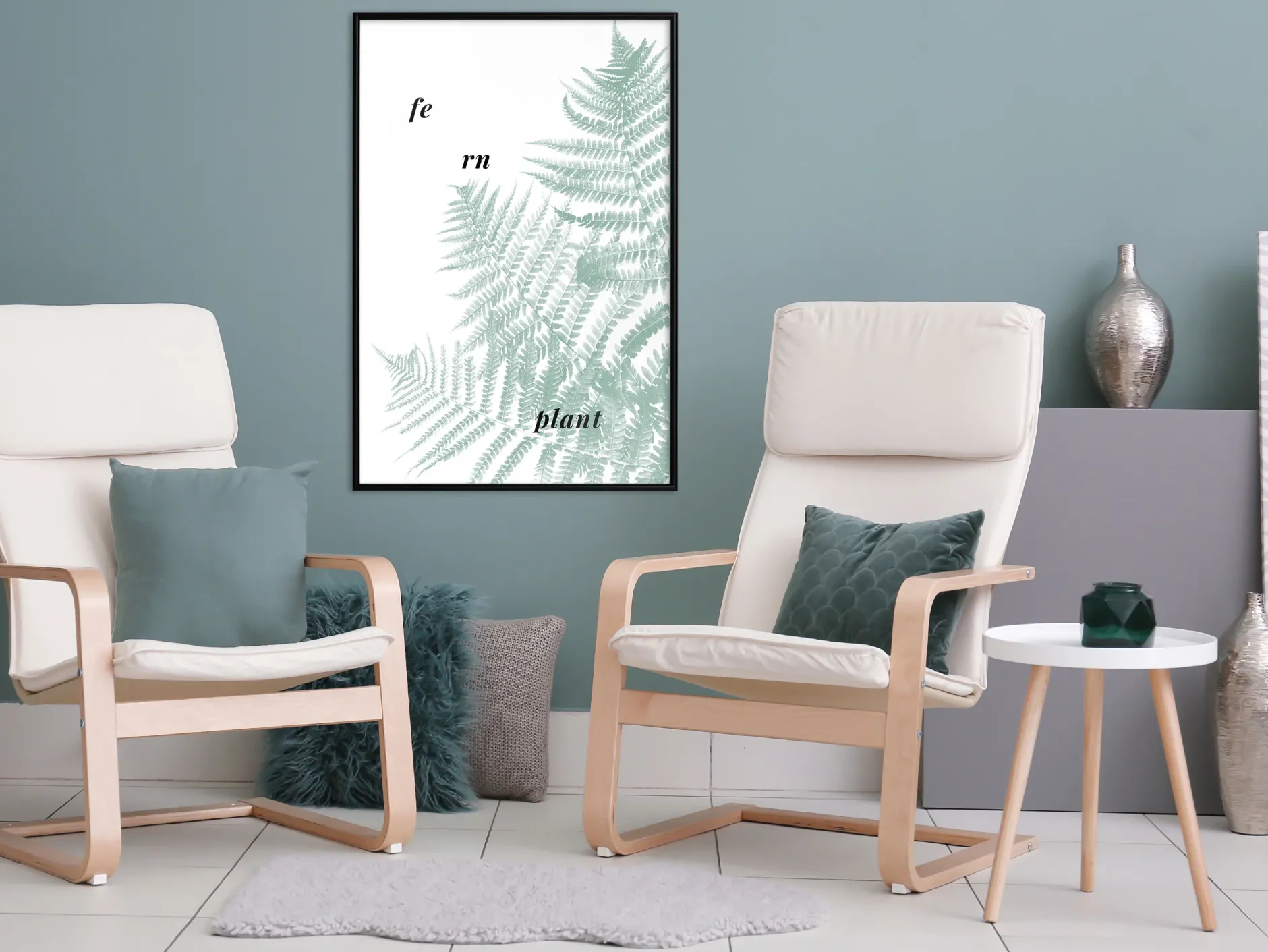 Poster 'Pale Green Fern'
