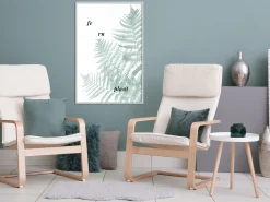 Poster 'Pale Green Fern'
