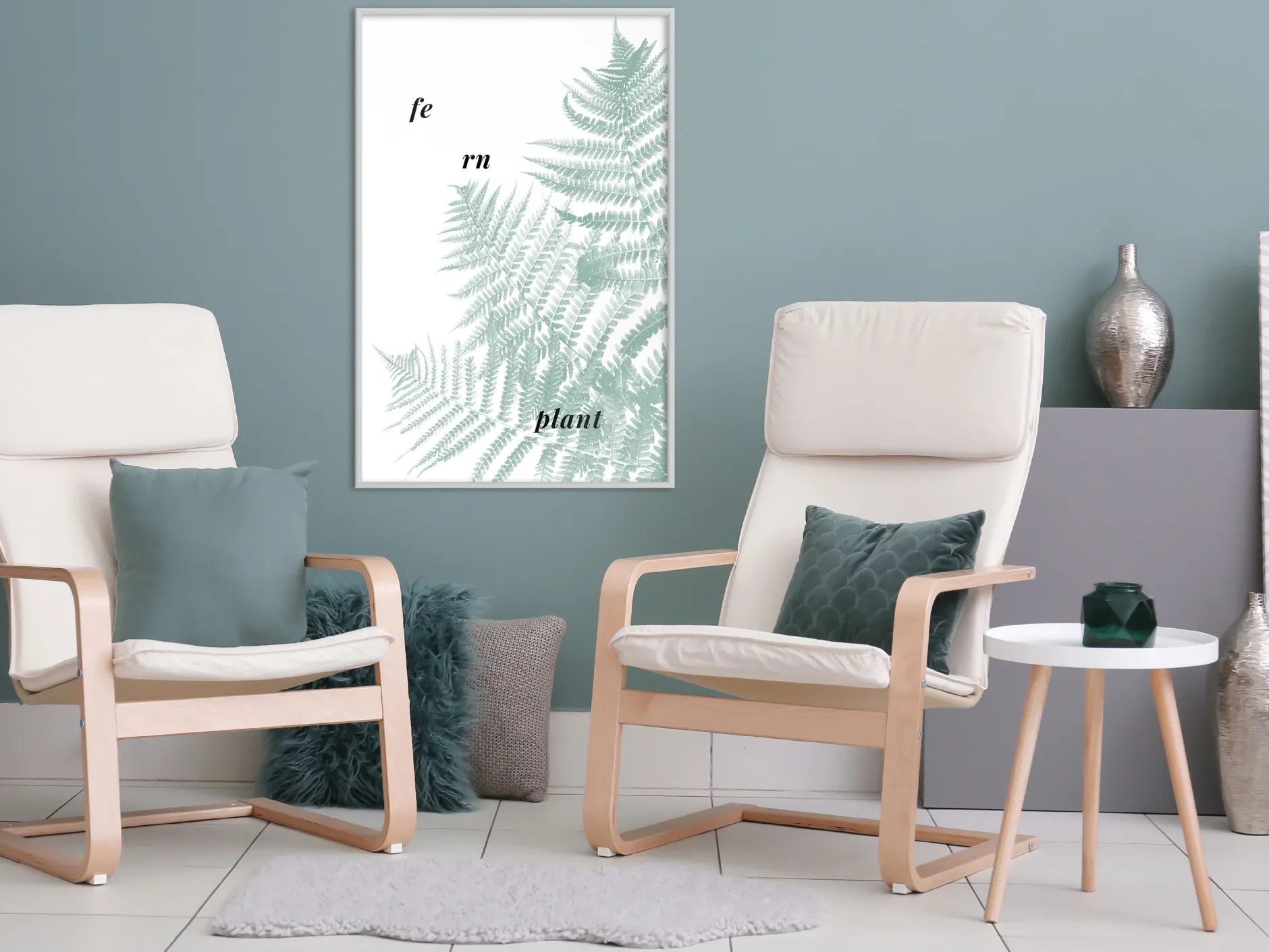 Poster 'Pale Green Fern'
