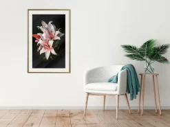 Poster 'Pale Pink Lilies'