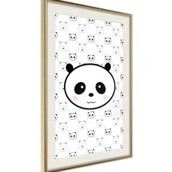 Poster 'Pandas and Bears'
