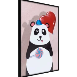 Poster 'Panda with a Balloon'