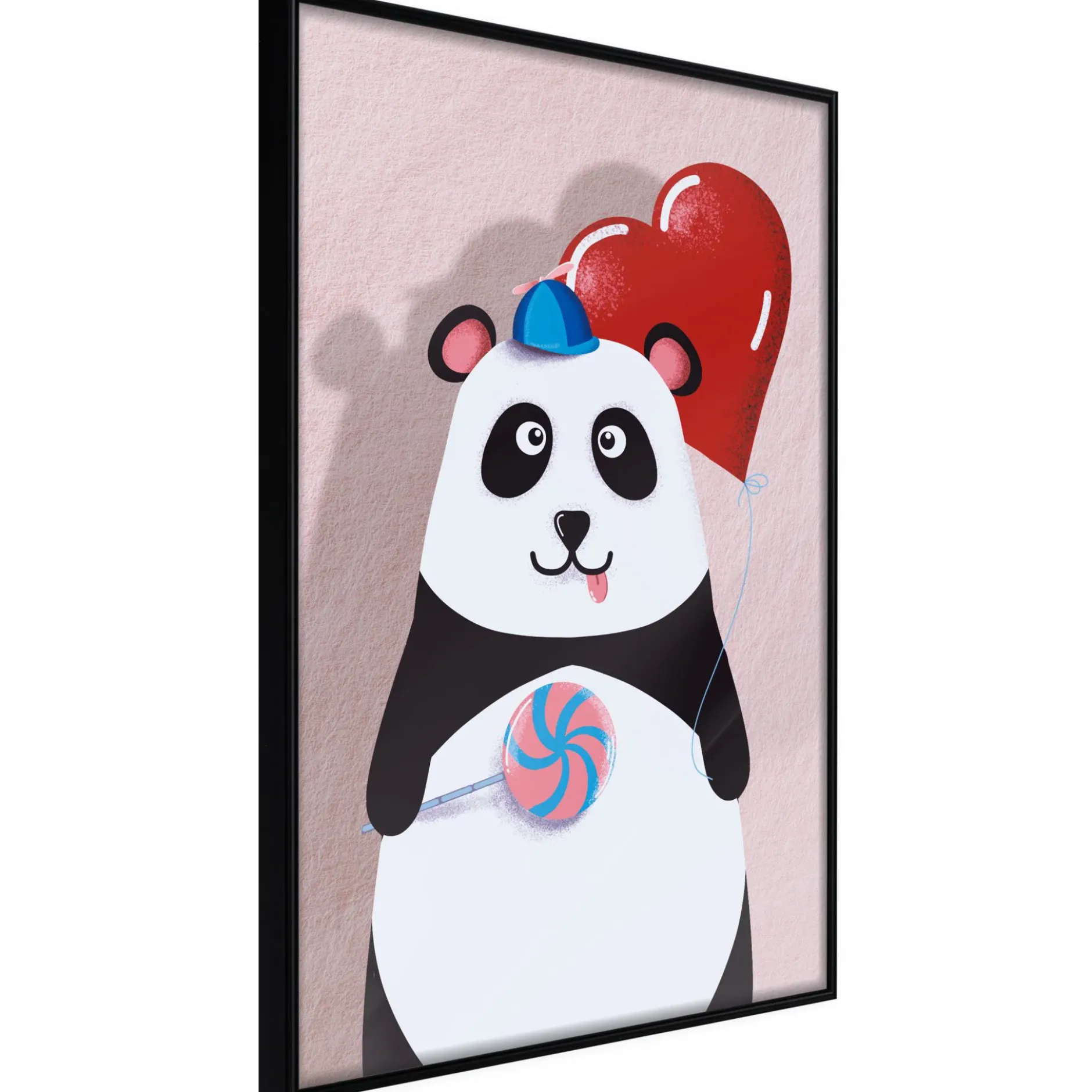 Poster 'Panda with a Balloon'