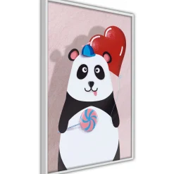 Poster 'Panda with a Balloon'