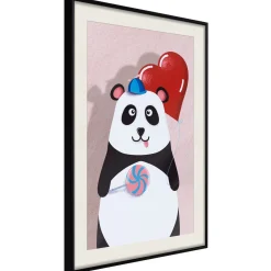 Poster 'Panda with a Balloon'