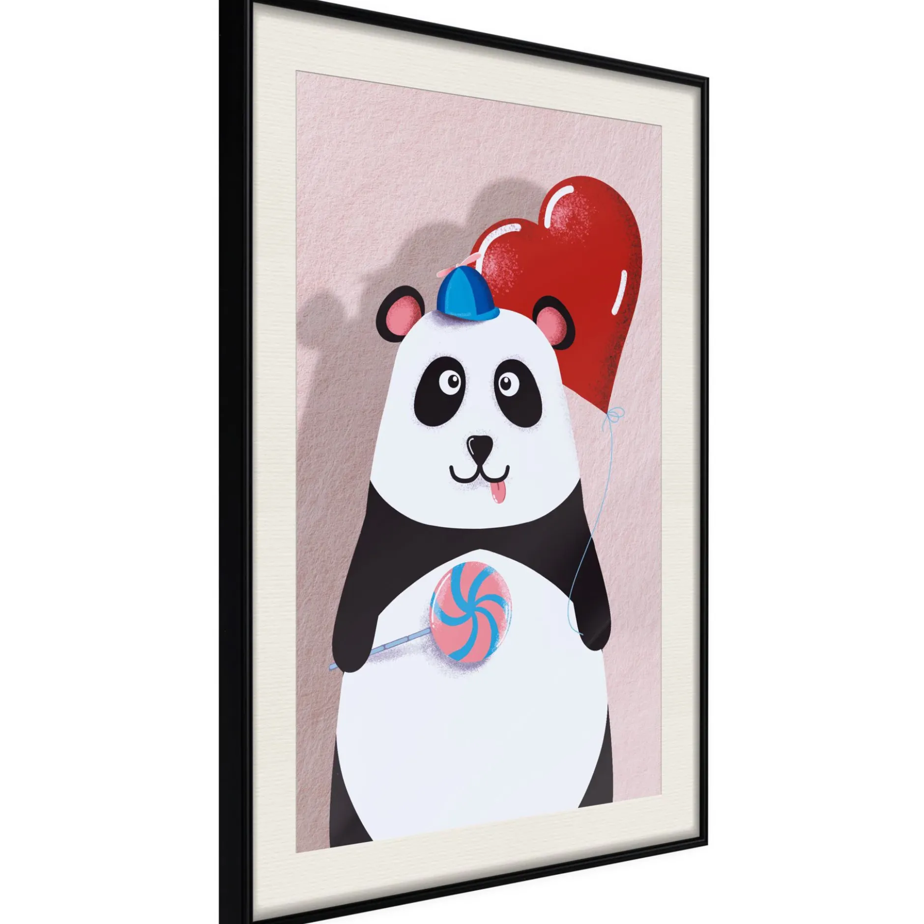 Poster 'Panda with a Balloon'