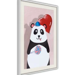 Poster 'Panda with a Balloon'