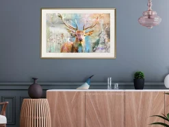 Poster 'Pastel Deer'