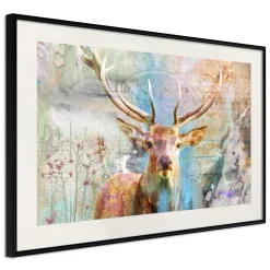 Poster 'Pastel Deer'