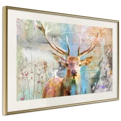 Poster 'Pastel Deer'