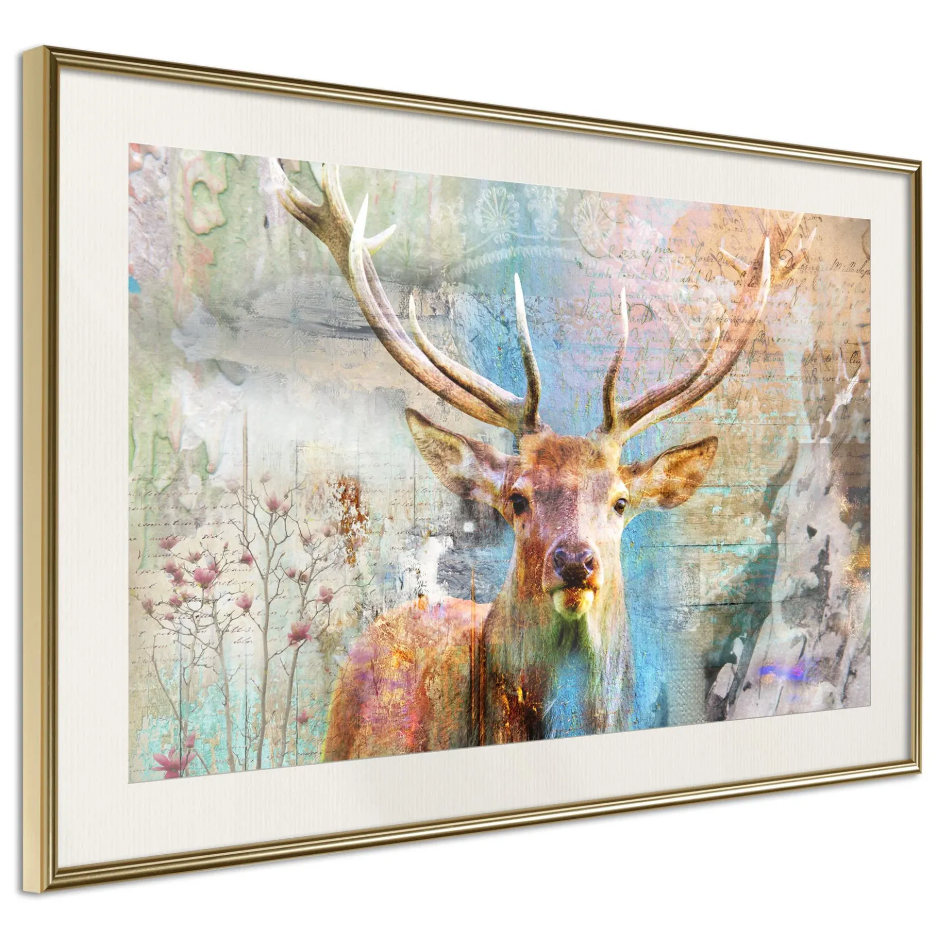 Poster 'Pastel Deer'