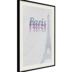 Poster 'Pastel Paris'