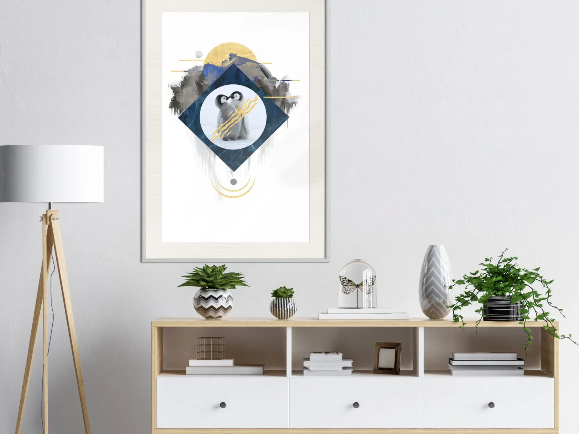 Poster 'Penguin Couple'