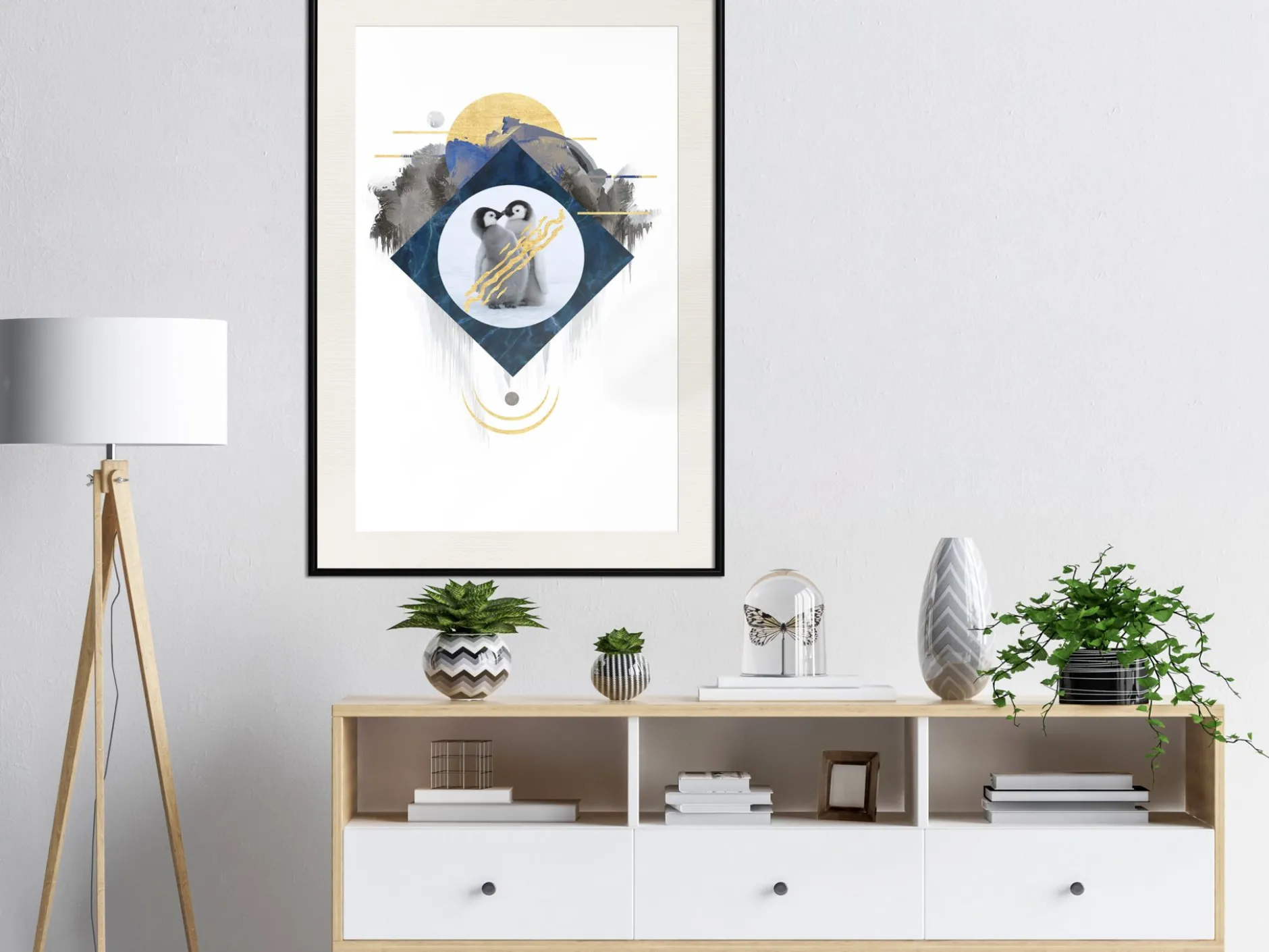 Poster 'Penguin Couple'