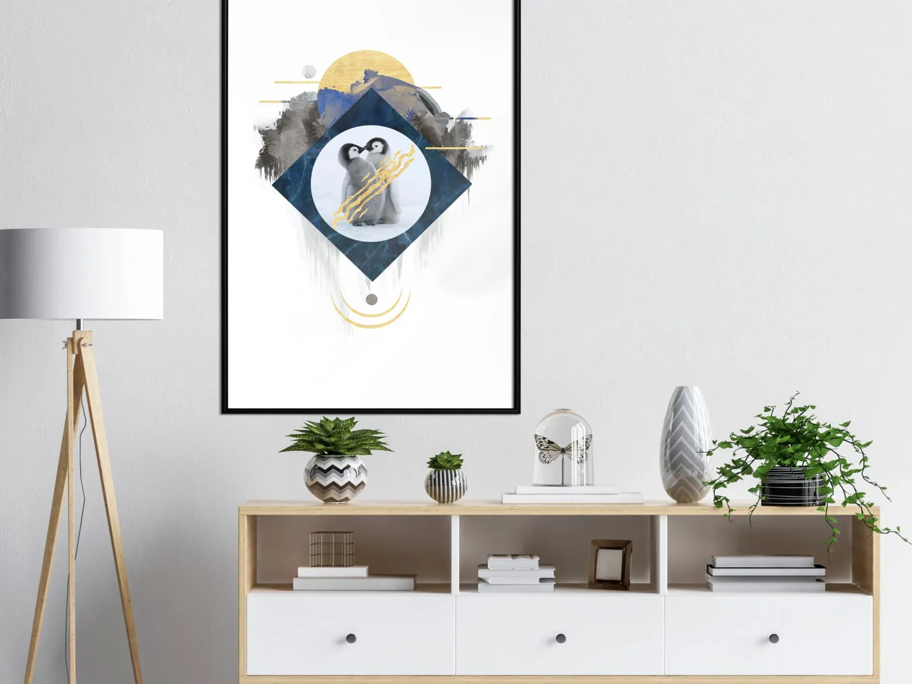 Poster 'Penguin Couple'