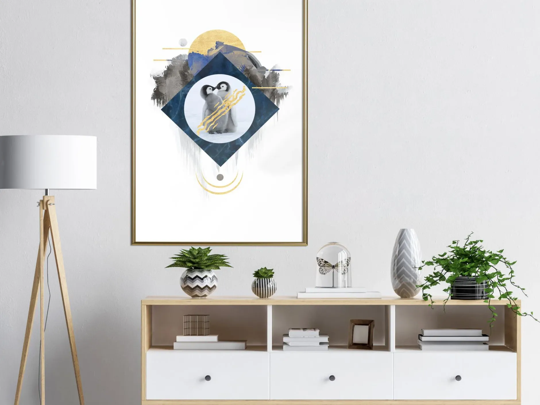 Poster 'Penguin Couple'