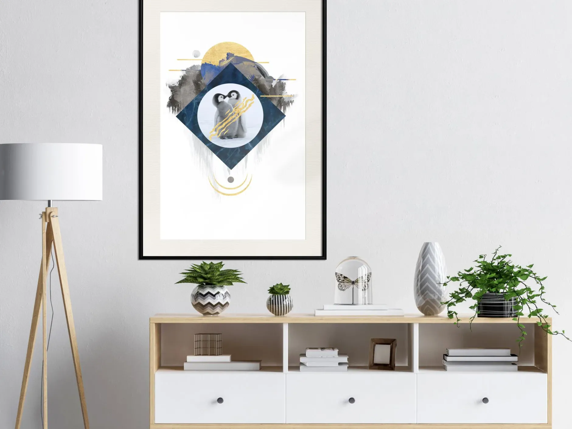 Poster 'Penguin Couple'