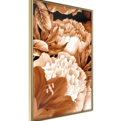 Poster 'Peonies in Sepia'