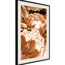 Poster 'Peonies in Sepia'