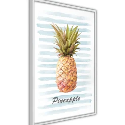 Poster 'Pineapple and Stripes'