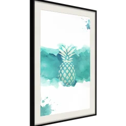 Poster 'Pineapple in Watercolours'