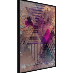 Poster 'Pink Patchwork I'
