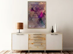 Poster 'Pink Patchwork I'