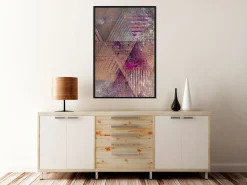 Poster 'Pink Patchwork II'
