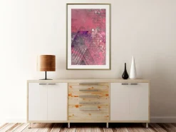 Poster 'Pink Patchwork III'