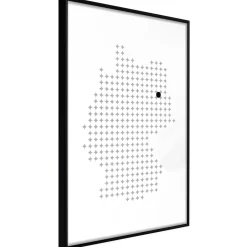 Poster 'Pixel Map of Germany'