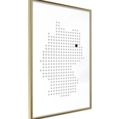 Poster 'Pixel Map of Germany'
