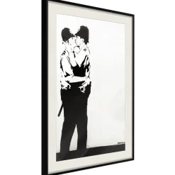 Poster 'Policemen Kissing'