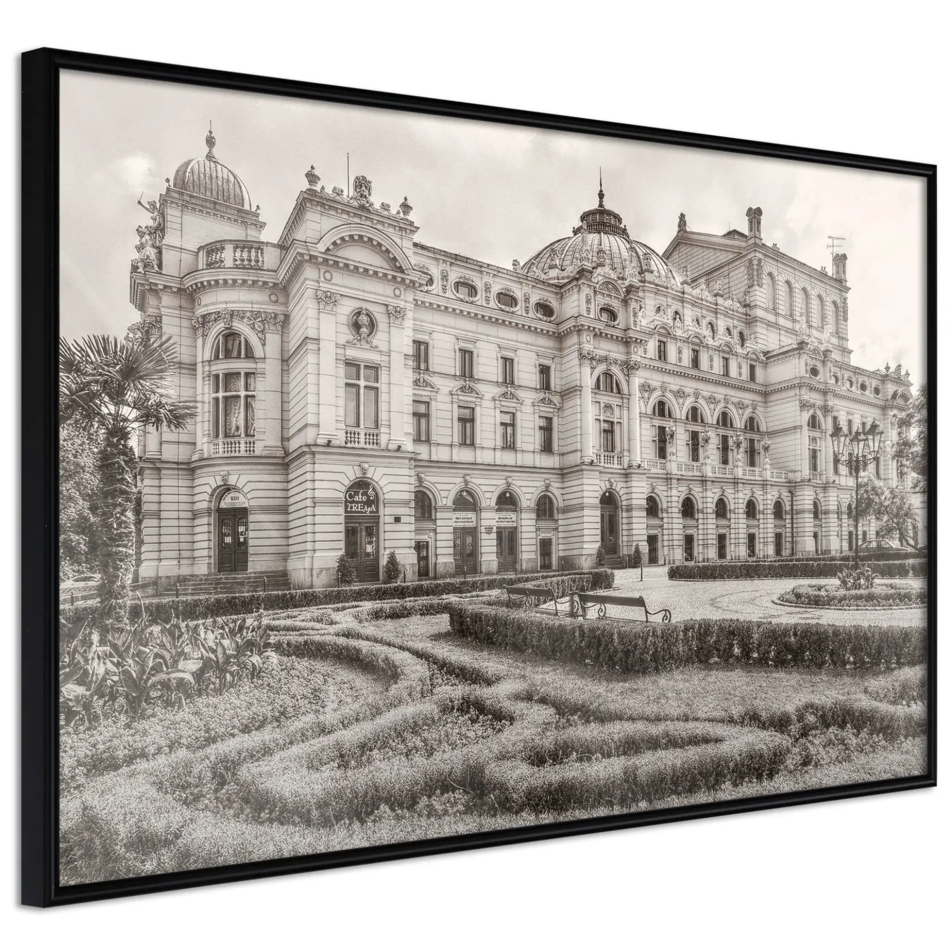 Poster 'Postcard from Cracow: Slowacki Theater'