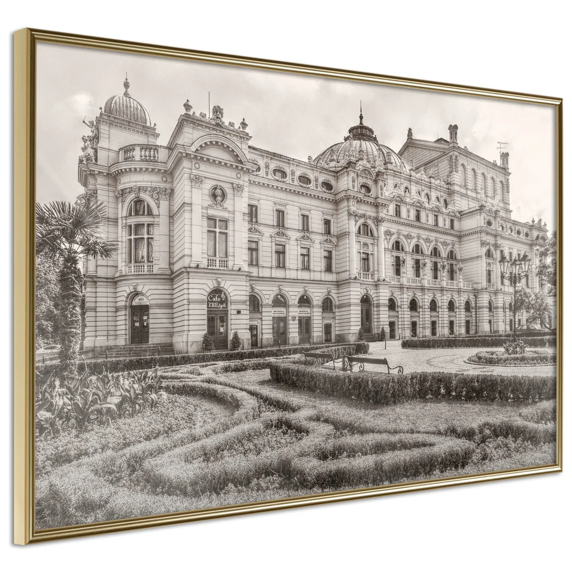 Poster 'Postcard from Cracow: Slowacki Theater'