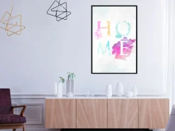 Poster 'Rainbow Home'