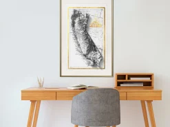 Poster 'Raised Relief Map: California'