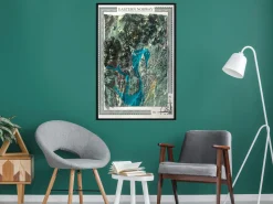 Poster 'Raised Relief Map: Eastern Norway'